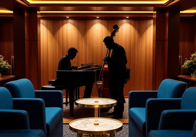 Salon de jazz et musique classique à bord
